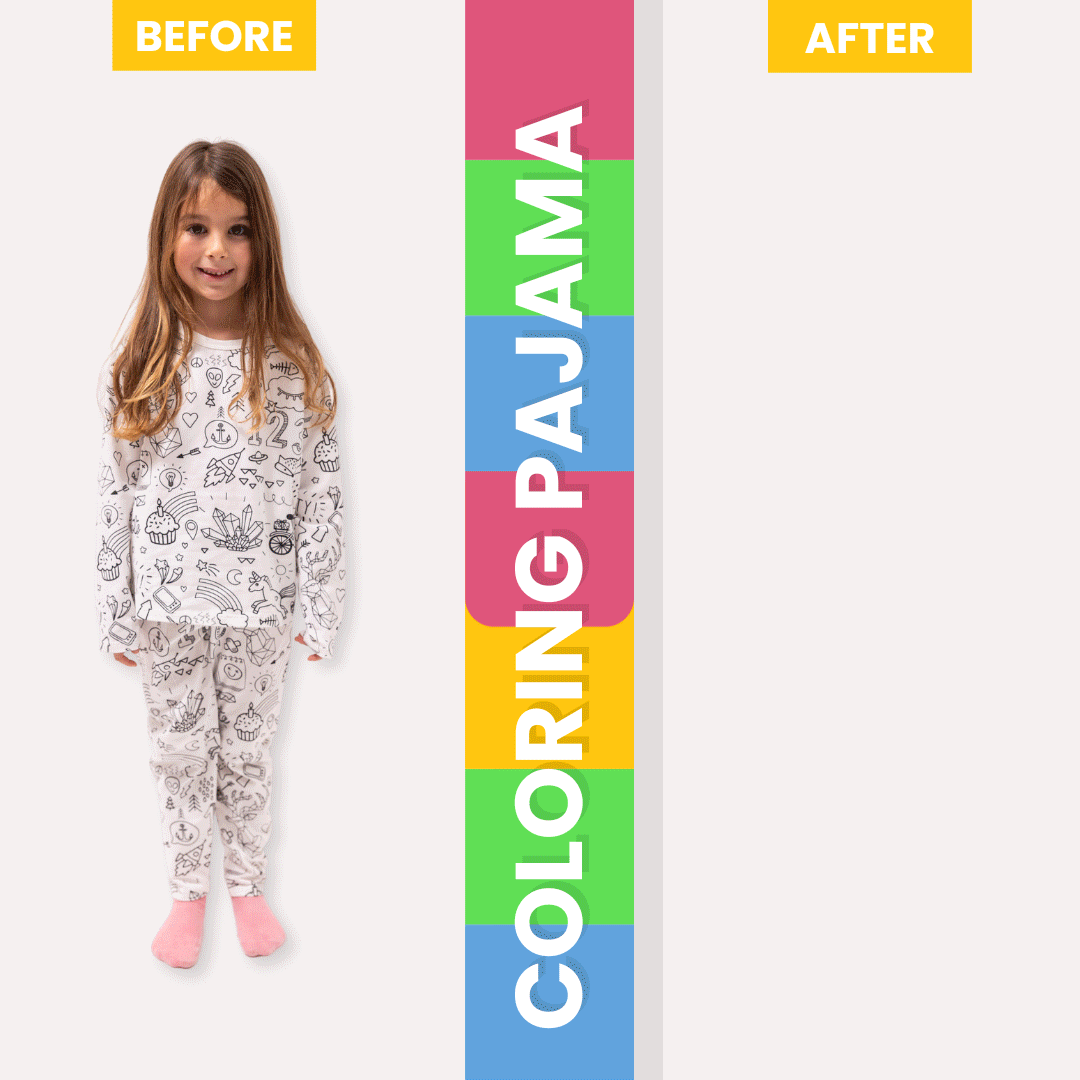 Pigiama per bambini due pezzi - Colorami! 🍭 Caramelle