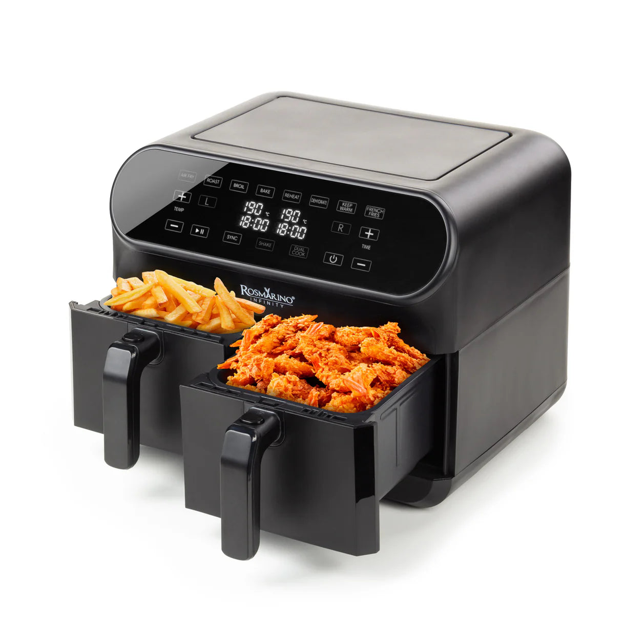 Friggitrice ad Aria Infinity PRO XXL con Due Cestelli