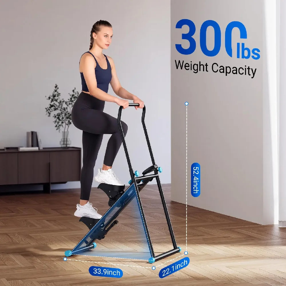 New Version Vertical Climber Machine Compact Folding Cardio Stepper For Full-Body Workout Home GymExercise,StairStepperEquipment
