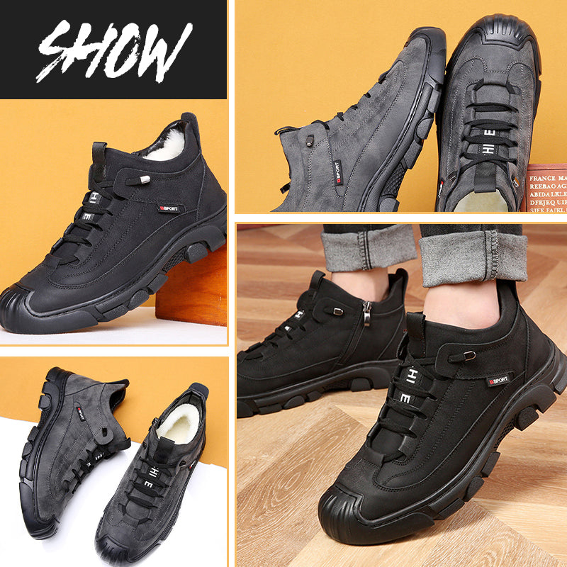 David™ - Scarpe Invernali da Uomo con Fodera in Pelliccia Sintetica