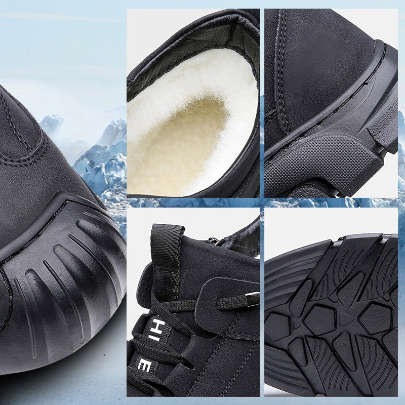 David™ - Scarpe Invernali da Uomo con Fodera in Pelliccia Sintetica
